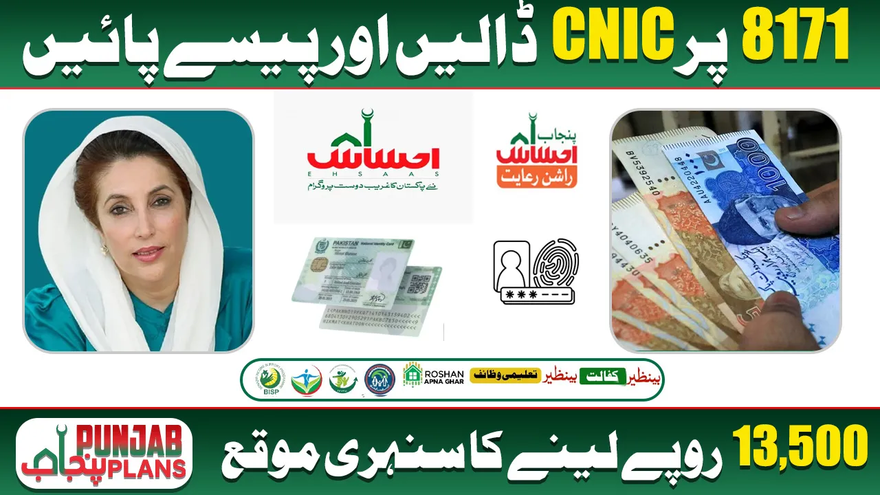 8171 web portal cnic confirmation