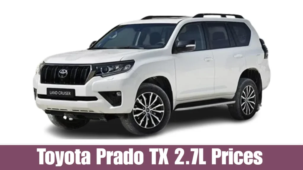 Toyota Prado TX 2.7L Prices