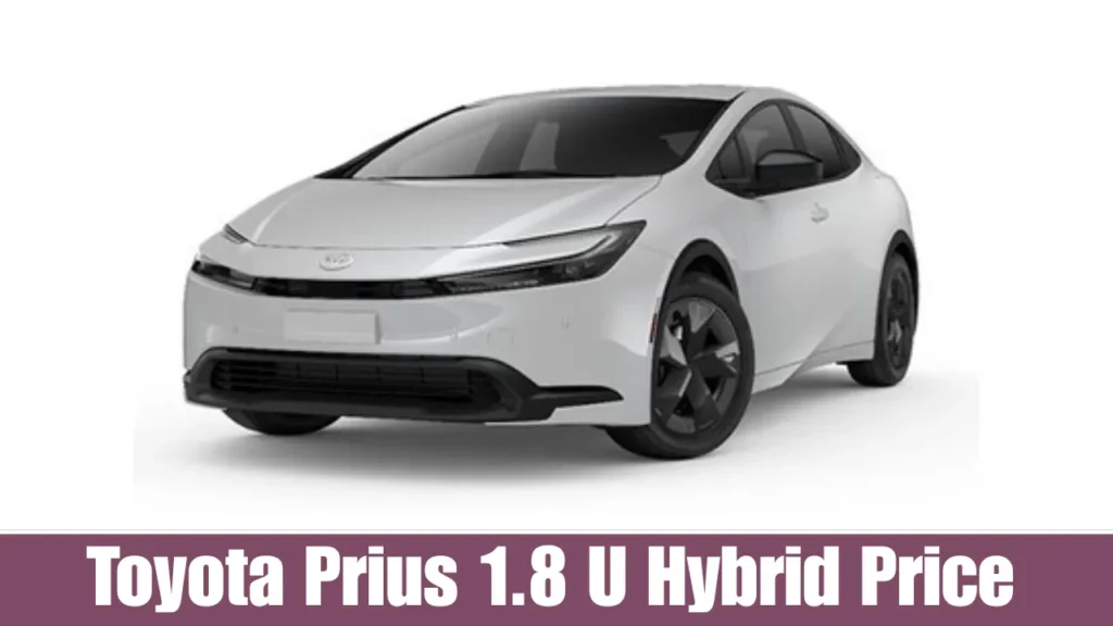 Toyota Prius 1.8 U Hybrid Pricen2025