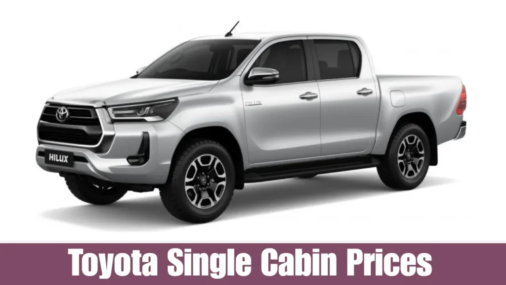 Toyota Single Cabin Prices 2025