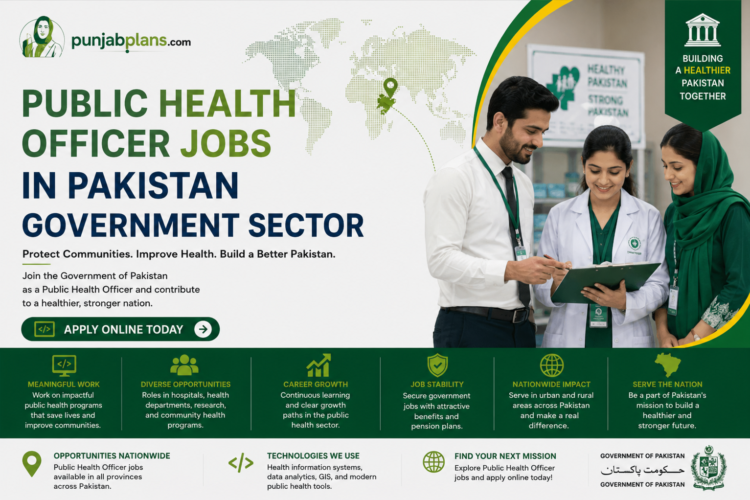 Public Health Officer Jobs in Pakistan Government Sector
